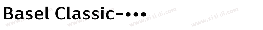 Basel Classic字体转换